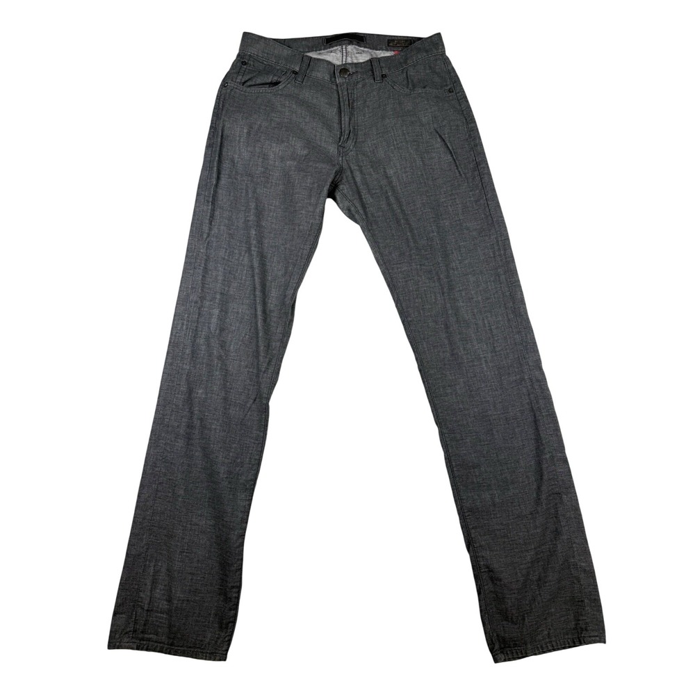 AGAVE Classic Straight Gringo Jeans Sz 33 (33x33) Long Charcoal $198 USA Preppy